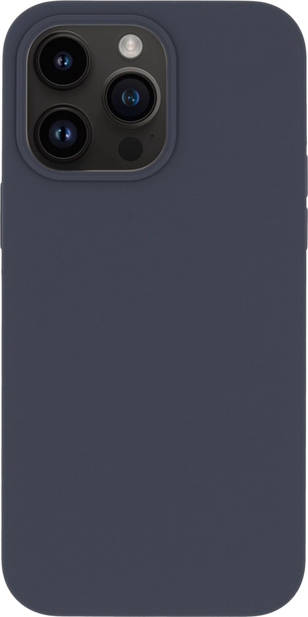 BMAX Siliconen hard case hoesje geschikt voor iPhone 14 Pro Max - Hardcover - Apple - Back cover - Backcover - Beschermhoesje - Telefoonhoesje - Hard case - Telefoonbescherming - Donkerblauw