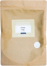 Tuinkers Kiemzaden 1 KG - Biologisch | Microgreen/Microgroenten zaden | Lepidium sativum | Plastic vrij verpakt