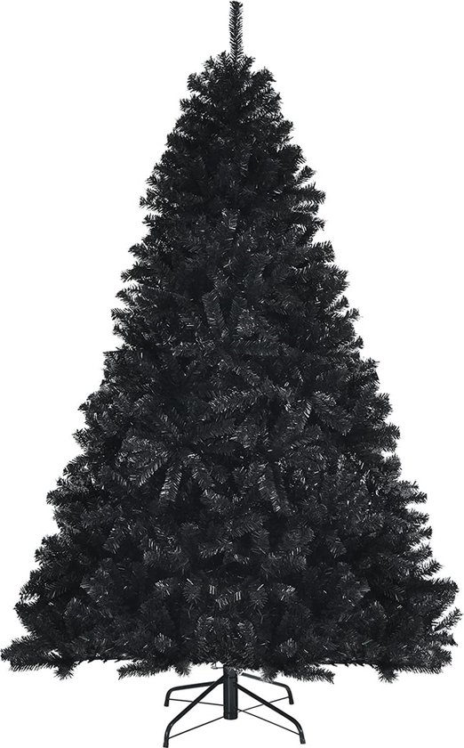 Mara Kunstkerstboom - Inklapsysteem - Kerstmis - Metalen frame - Zwart - 180