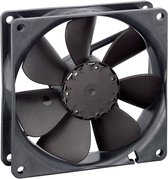 Ventilateur axial EBM Papst 3412 NG 12 V/ DC 82 m³/h (L x l x H) 25,4 x 92 x 92 mm