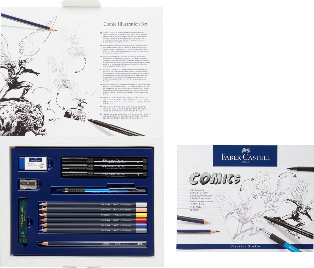 Faber-Castell tekenset volwassenen - Comic illustratie set - FC-167195