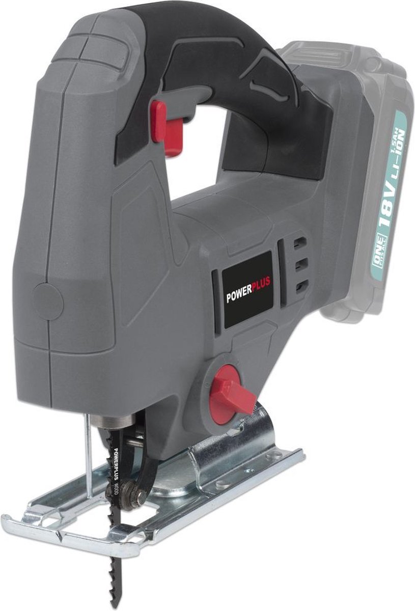 Powerplus POWEBJSS1 Decoupeerzaag - 18V - incl. battery 18V 1.5Ah and charger - 1acc. – foto 2