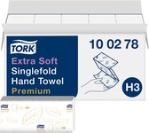 Papieren handdoek Tork H3 Z-gevouwen premium 2 laags wit 100278 | 15x200 stuks