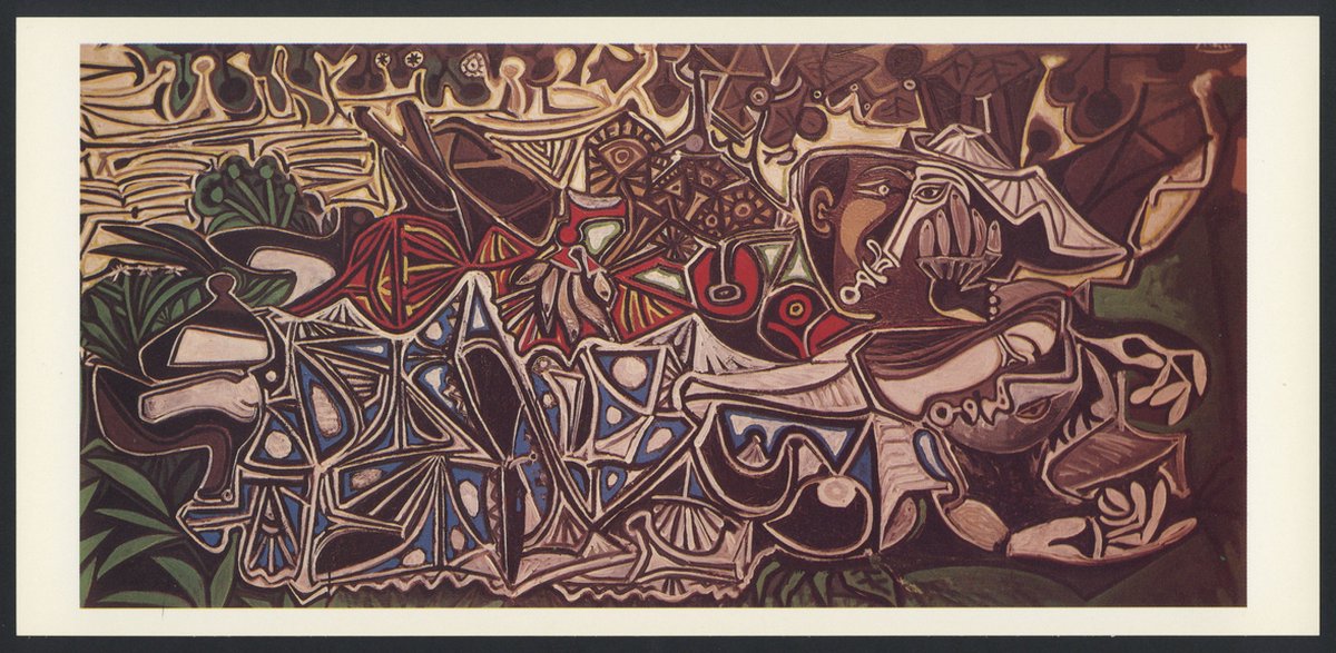 Pablo Picasso - Young Ladies on the Banks of the Seine - Vintage kaarten - Set van 10 enkele kaarten