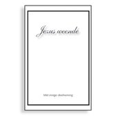 Wenskaartenboekje blanco Jezus weende