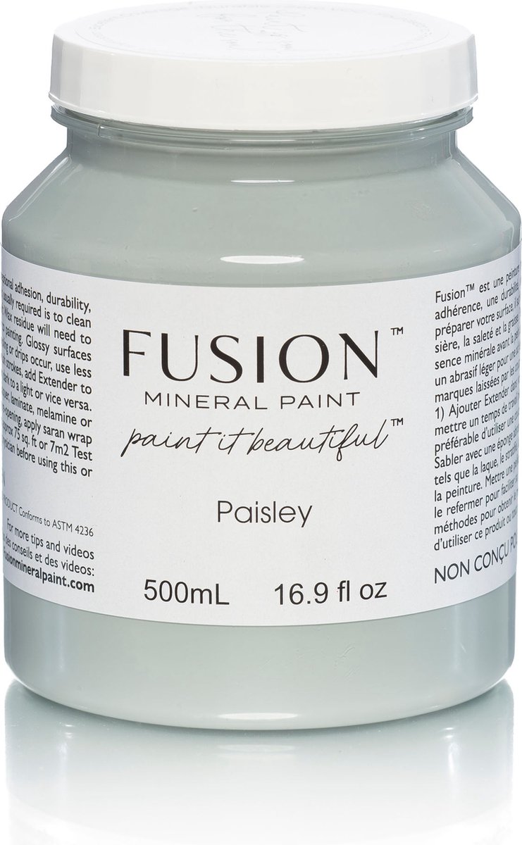 Fusion Paint - Acryl Verf - blauwe verf - Paisley - 500 ML