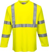 FR96 - T-shirt à manches longues Hi ignifuge jaune taille 2XL