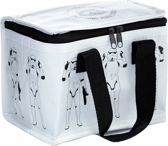 Puckator Kleine lunch koeltas met 2x koelelement - Stormtrooper print - 4,4 liter van Puckator — afbeelding 3