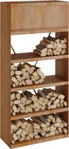 OFYR Wood Storage 100 - Ofyr - Staal - Bruin