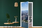 Deursticker New York - USA - Skyline - 75x205 cm - Deurposter