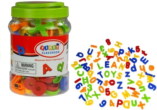 Magnetische Schuimletters en Cijfers - 130 Stuks - Kleurrijk Leren