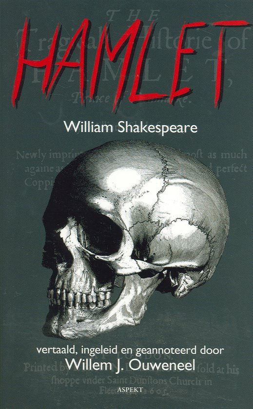 Cover van het boek 'Hamlet' van William Shakespeare