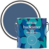 Rust-Oleum Donkerblauw Badkamer muurverf - Inktblauw 2,5L