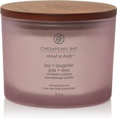 Chesapeake Bay Joy & Laughter - Cranberry Dahlia 3-Wick Candle