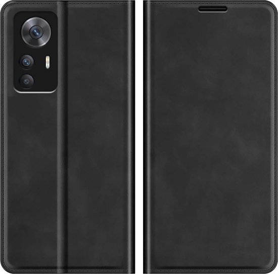 Cazy Xiaomi 12T / 12T Pro Hoesje - Portemonnee Book Case - Kunstleer - Zwart