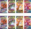 Afbeelding van het spelletje Pokemon kaarten - 8x boosterpack - Pokemon Boosterpack bundel - Pokémon Kaarten - Verschillende boosters