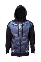 Black Panther - Sublimated Suit heren unisex hoodie vest met capuchon zwart - XL