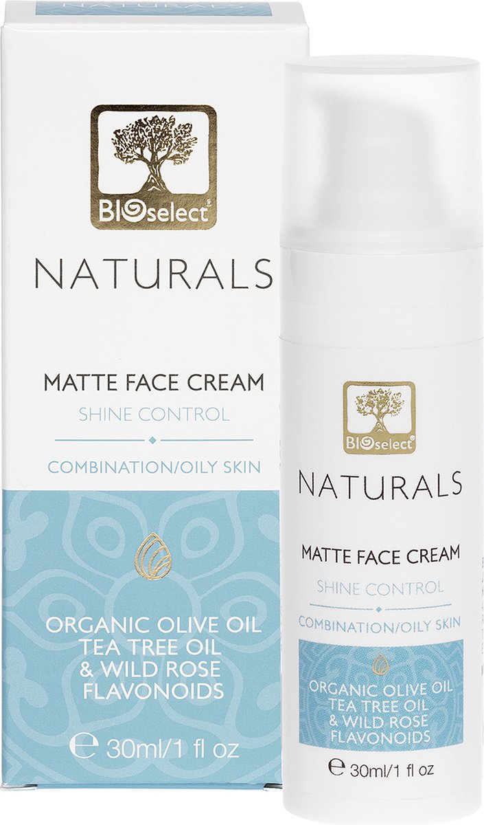 BIOselect Matte Face Cream - Shine Control (vette/gecombineerde huid)