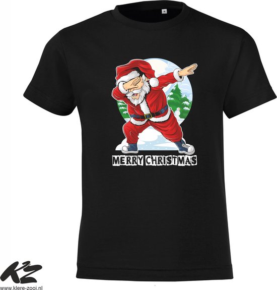 Klere-Zooi - Christmas Dab - Kids T-Shirt - 152 (12/13 jaar)