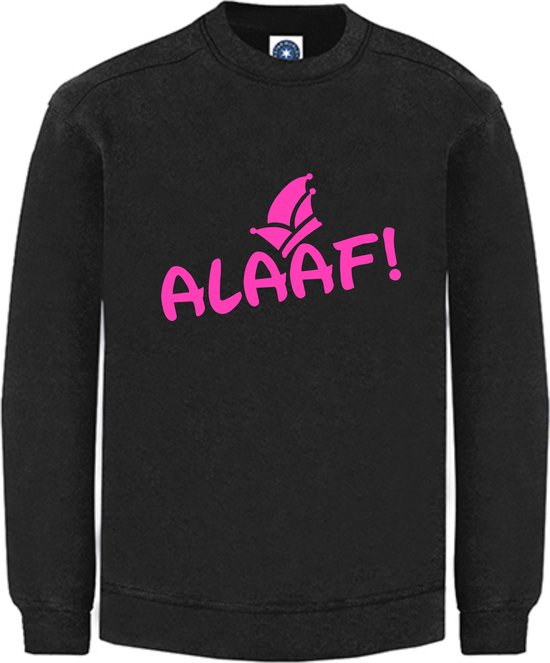 Carnavals sweater trui ALAAF in Neon Roze Large Unisex