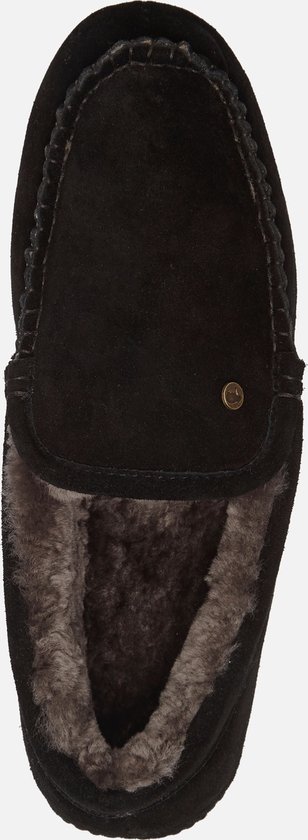 Warmbat Earlwood Heren Sloffen - Zwart - Maat 47 | bol.com