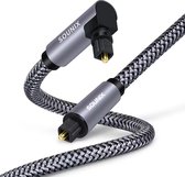 Sounix Toslink Optical Cable - 2 meter - Digitale Optische Audio Kabel - toslink audio- Optische kabel