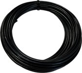 Stekkersnel - Elektra montage draad kabel snoer - 2.5mm² - Zwart - 10meter