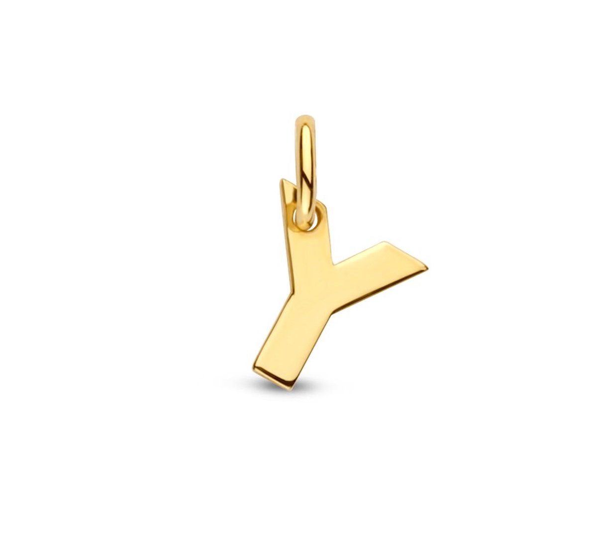 Geelgouden Hanger letter Y 4023476