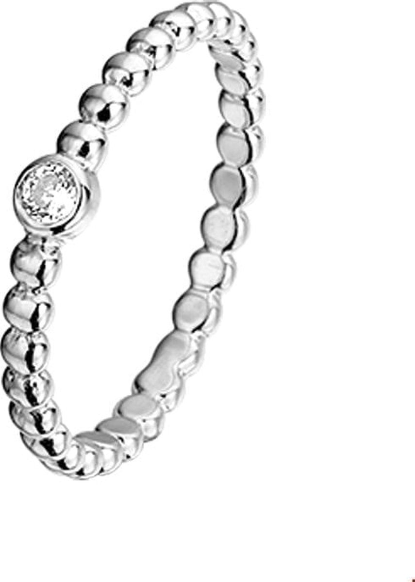 The Kids Jewelry Collection Ring Zirkonia - Zilver