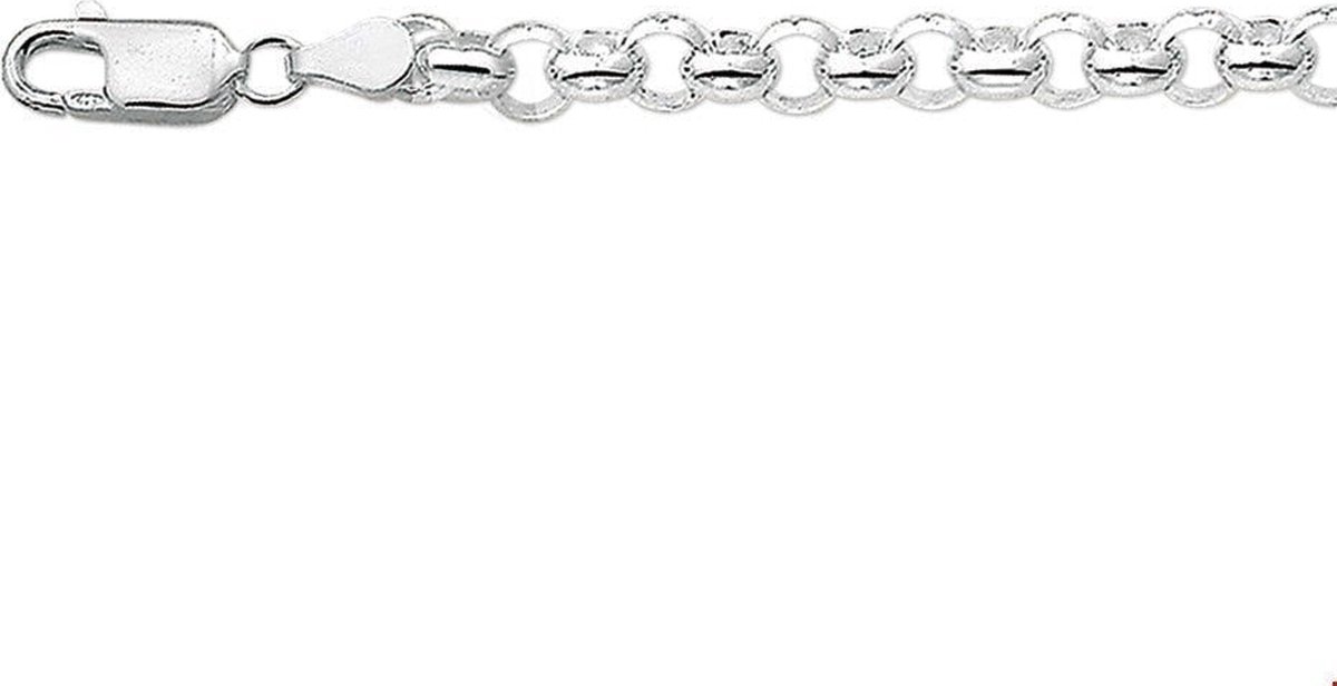 The Jewelry Collection Ketting Jasseron 4,5 mm - Zilver
