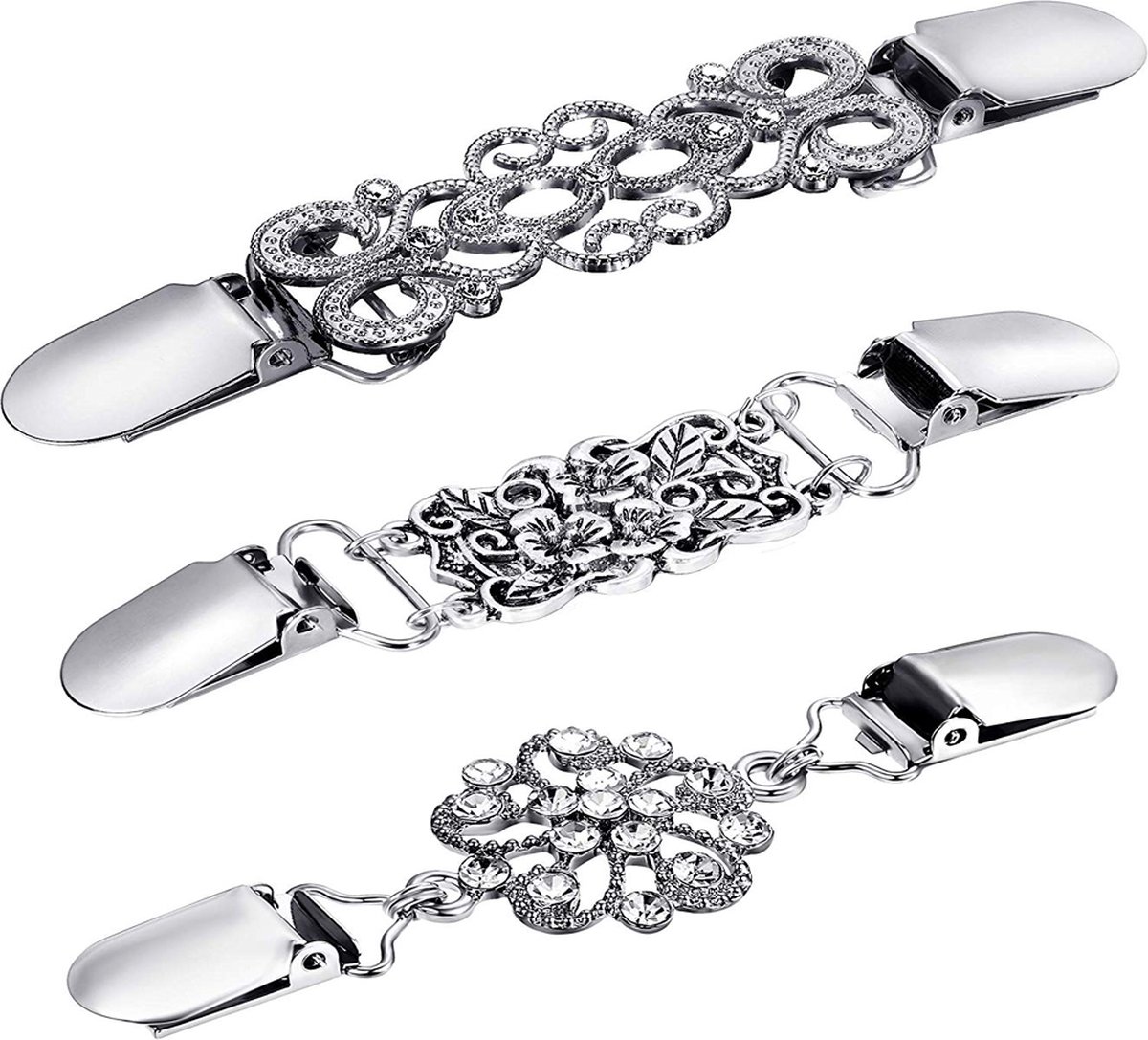 Vestsluiting 3 pack "beautiful combination" Vestsluiting 3 designs