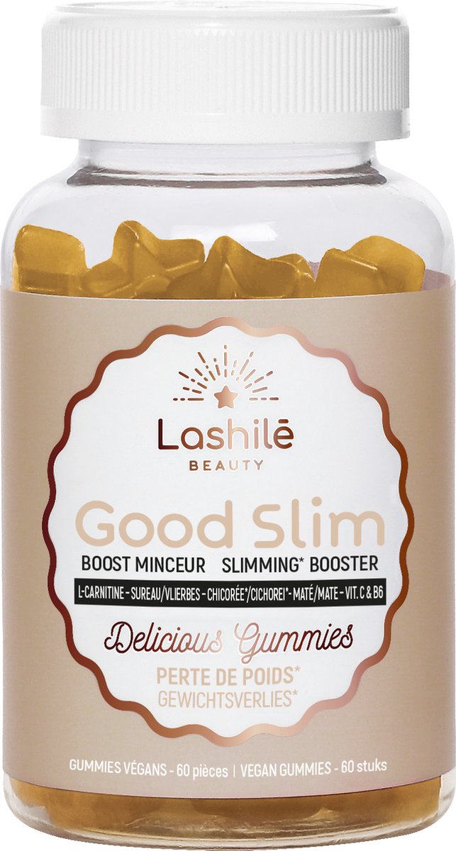 Lashilé Beauty Good Slim - Afslankpillen - Gummies voor afvallen - Vegan - 60 gummies - Lashilé Beauty