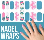 By Emily - Nagel wrap - Nice Breeze | 16 stickers | Nail wrap | Nail art | Trendy | Design | Nagellakvrij | Eenvoudig | Nagel wrap | Nagel stickers | Folie | Zelfklevend | Sjablonen