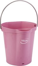 Vikan Emmer 56881 - 6 Liter - Roze - Stevige Emmer - Chemicaliën bestendig - Maximaal 100°C - Geschikt voor Voedselverwerking en Schoonmaakwerkzaamheden