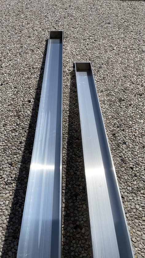 Intergard Aluminium profiel U-profiel voor betonschutting