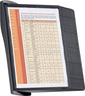 Durable SHERPA® wandhouder - Zwart - Inclusief 10 display panelen