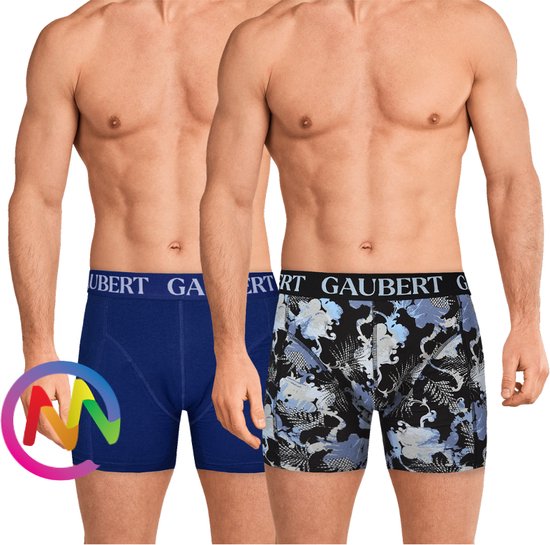 GAUBERT 2 PACK Premium Heren Boxershort Katoen