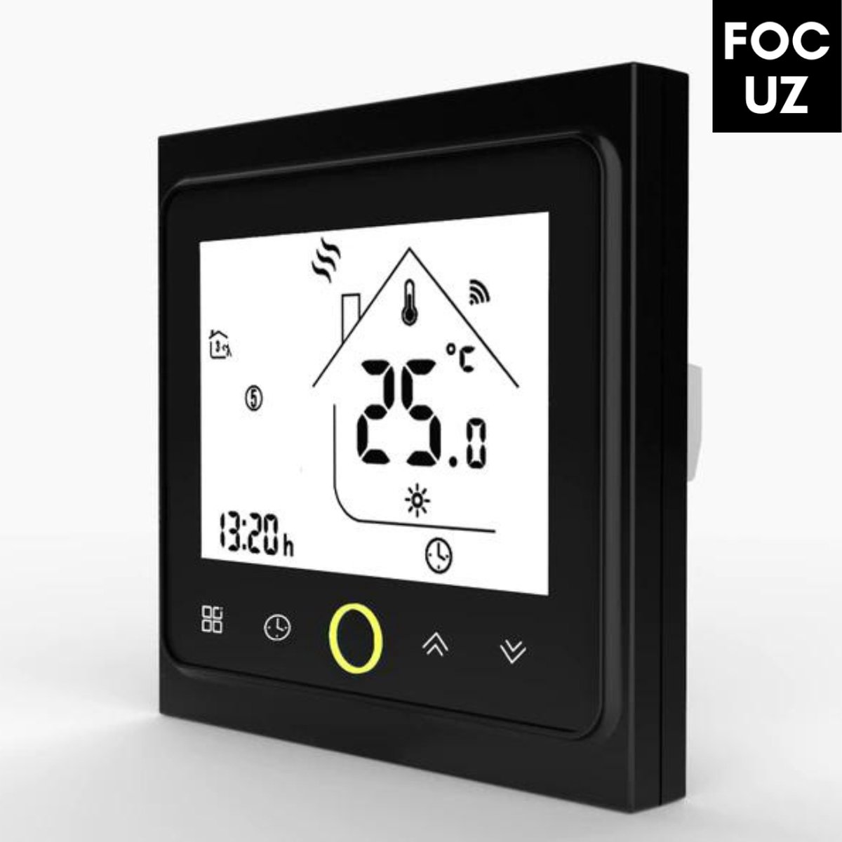 Focuz© Slimme Thermostaat Water Verwarming Thermometer binnen