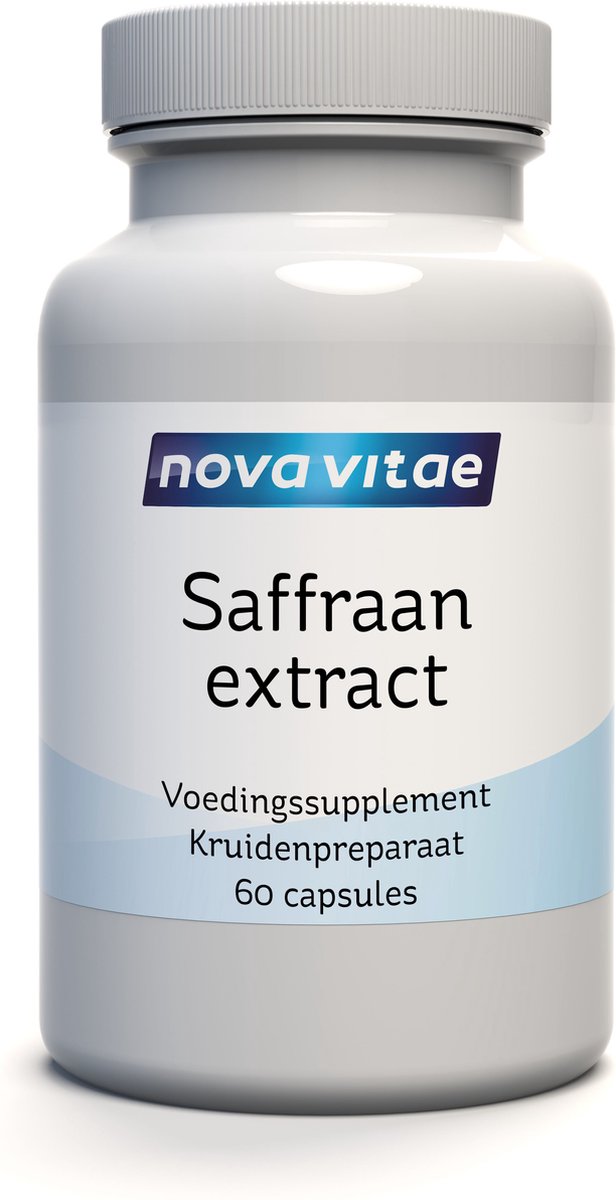 Goedkoopste Nova Vitae - Saffraan extract - 88.5 mg - 60 capsules