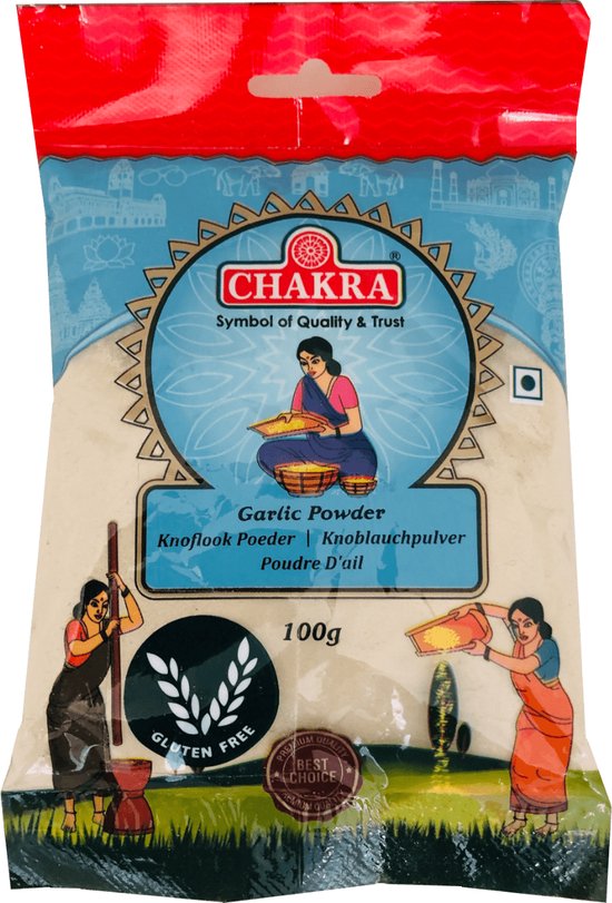 Chakra - Knoflookpoeder - Garlic Powder - 3x 100 g | bol