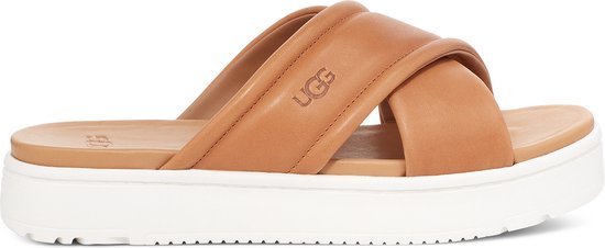 UGG W Zayne Crossband Dames Slippers - Cognac - Maat 36