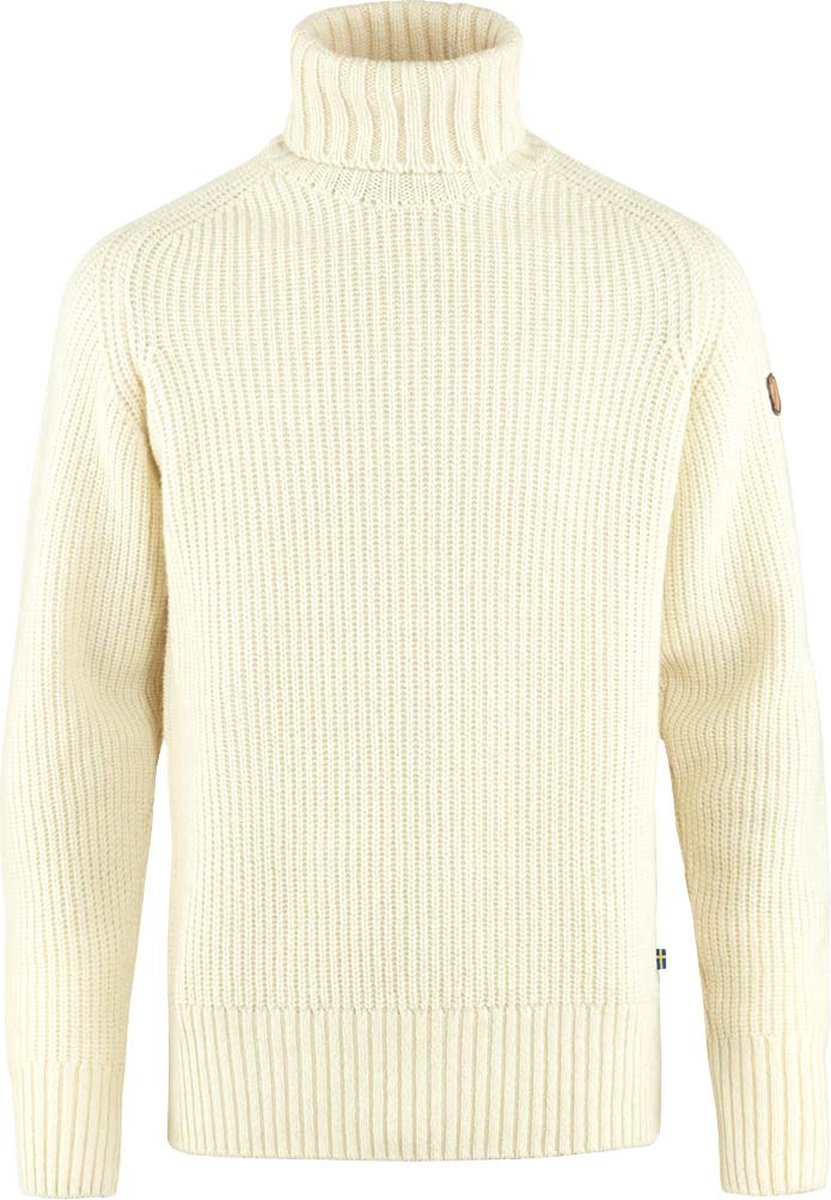 Fjallraven Övik Roller Neck Sweater M Heren Outdoortrui Wit
