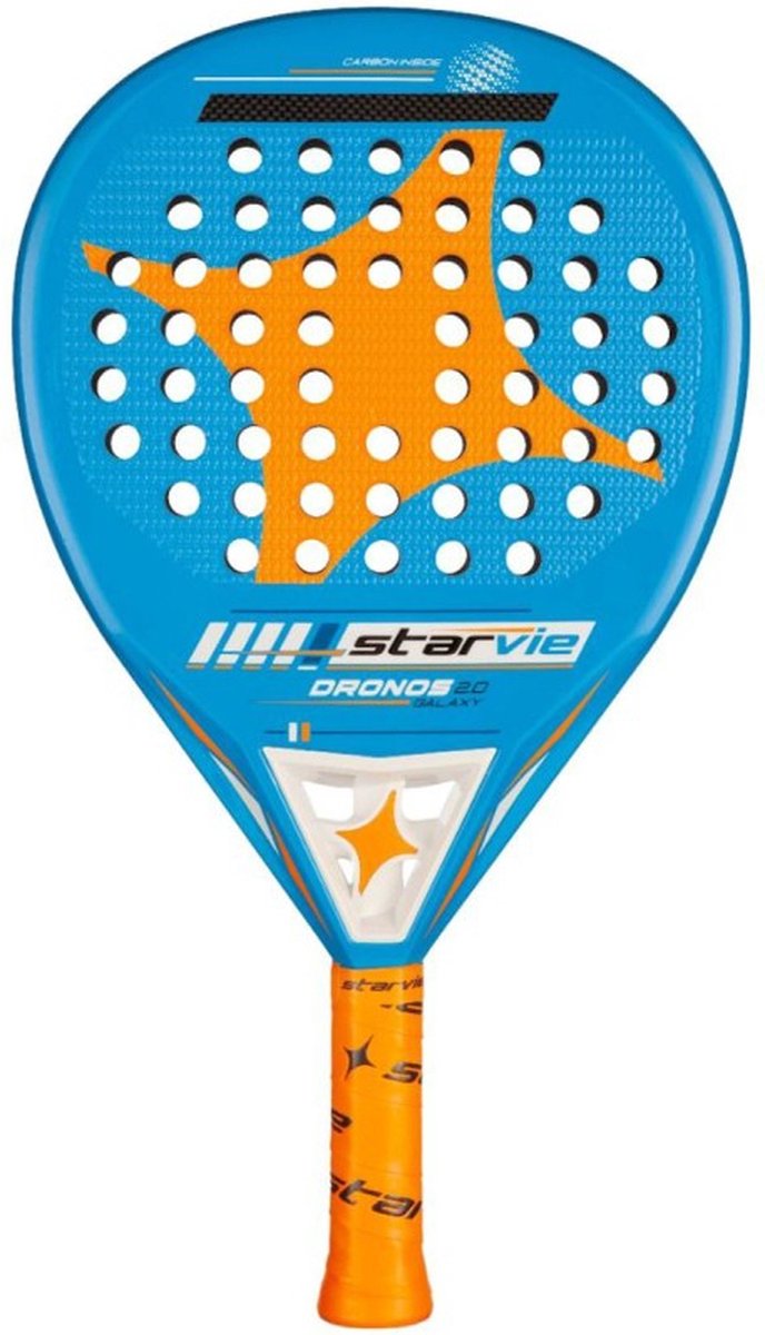 StarVie Dronos Galaxy Speed 2.0 (Druppel) - 2023 padelracket blauw/oranje