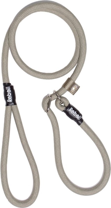 Rebel Petz Hondenriem - Trainingslijn - Taupe - S - 8mm x 140cm