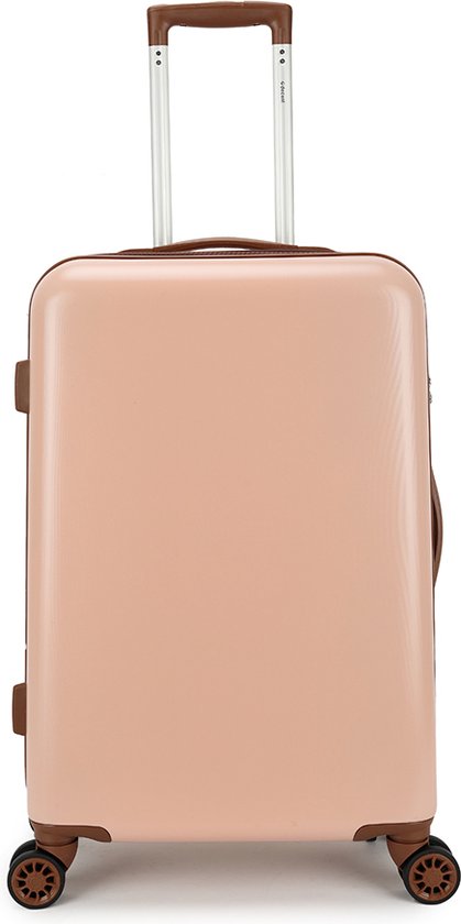 Boren Rechtdoor PapoeaNieuwGuinea Decent Retro Koffer Medium 67 cm Pink | bol.com