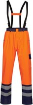 Opsial regenbroek - Darius - High Visibility - oranje/marine blauw - maat XL