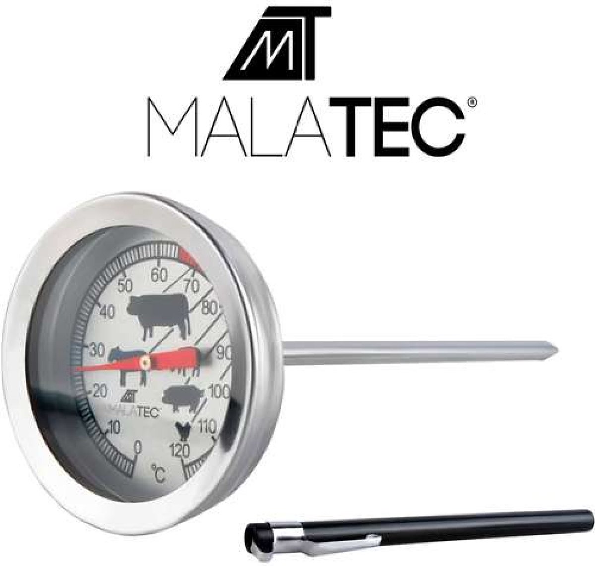Thermistor Sonde Met 1m Roestvrij Staal Met 2m PVC Kabel, Voor Tanks En Vaten Fc762n2