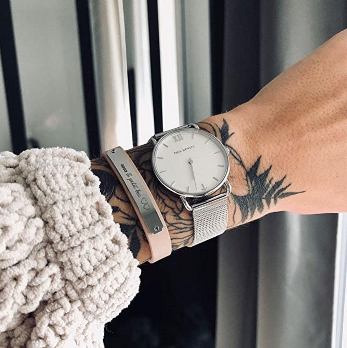 Paul Hewitt armband Roze leer Lengte 15CM bol