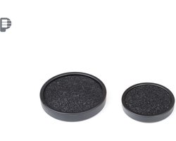 Piano schotel/sokkel zwart isofloor geluidsisolatie 60mm per stuk