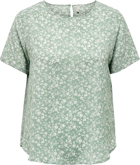 ONLY CARMAKOMA CARVICA SS TOP WVN NOOS Haut pour femme - Taille 48